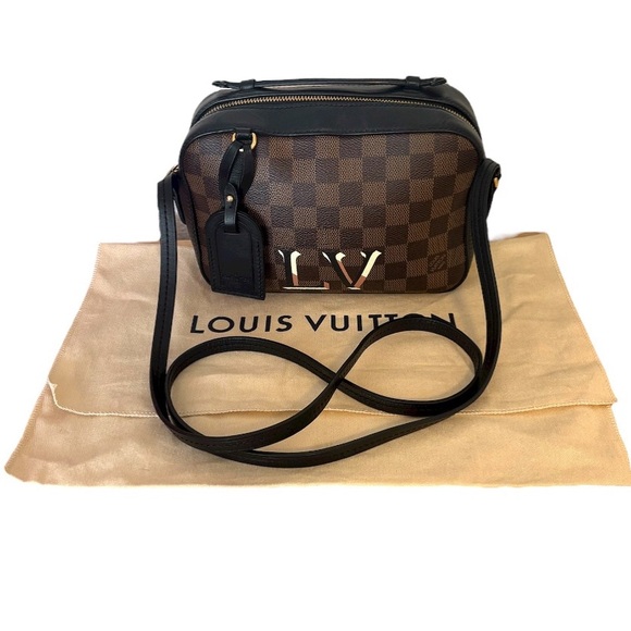 Louis Vuitton Damier Ebene Santa Monica 2-Way Bag - Picture 1 of 9